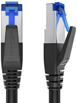 KabelDirekt CAT 7 RJ45 Gigabit Ethernet 3m schwarz