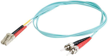 C2G LC/ST LWL-Kabel 50/125µ OM3 2m blau