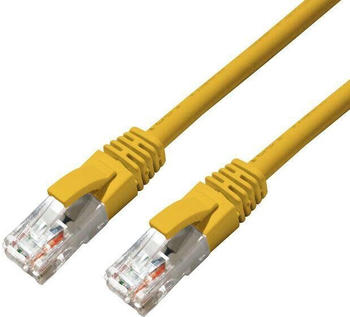 MicroConnect CAT 6A U/UTP Patchkabel 20m gelb