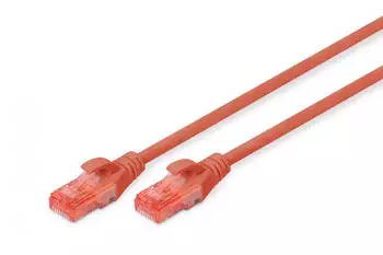 Digitus CAT 6 U/UTP Patchkabel 1m rot