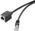Renkforce CAT 5E F/UTP Patchkabel 0,5m schwarz