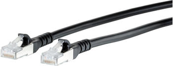 Metz Connect CAT 6A S/FTP Patchkabel 15m schwarz