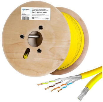 HB-Digital CAT 6 S/FTP Patchkabel 5m gelb