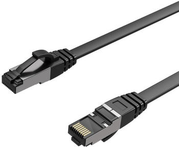 Flexline CAT 8.1 F/UTP Patchkabel 10m schwarz