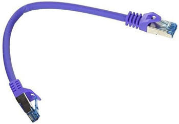 LogiLink CAT 6A S/FTP Patchkabel 0,25m violett CQ301VS
