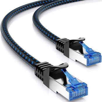 deleyCON CAT 8.1 S/FTP Patchkabel 1,5m schwarz