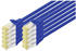 Digitus CAT 6A S/FTP Patchkabel 0,25m blau