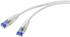 10 m, grau: Renkforce CAT 6A S/FTP Patchkabel