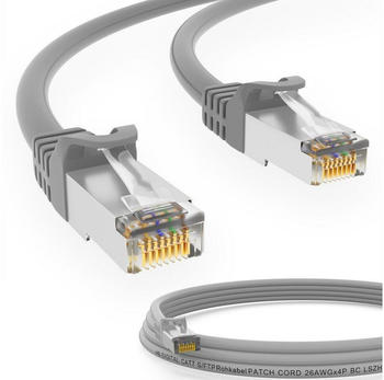 HB-Digital CAT 7 S/FTP Patchkabel 50m grau