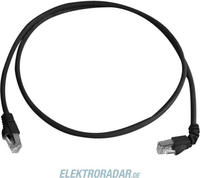 Teleg&auml;rtner 100008489 RJ45 Patchkabel CAT 6a S/FTP 3.00 m Schwarz Flammwidrig,