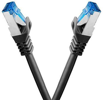BIGtec CAT 7 Gigabit-Patchkabel S/FTP 0,5m schwarz