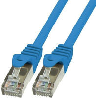 BIGtec LAN Kabel 2m Netzwerkkabel Ethernet Internet Patchkabel CAT.5 blau Gigabit