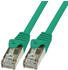 0,5 m, grün: BIGtec CAT 5E S/FTP Patchkabel