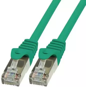 BIGtec CAT 5E Patchkabel S/FTP 15m gr&uuml;n