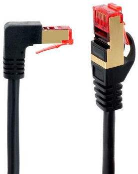 BIGtec CAT 5E Patchkabel gewinkelt SF/UTP 7,5m schwarz