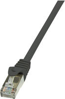 BIGtec LAN Kabel 0,15m Netzwerkkabel Ethernet Internet Patchkabel CAT.6 schwarz