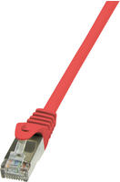 BIGtec LAN Kabel 0,15m Netzwerkkabel Ethernet Internet Patchkabel CAT.6 rot Gigabit