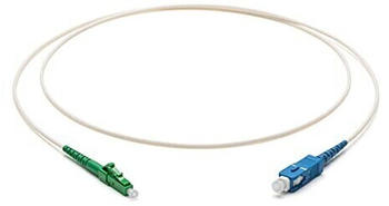 Corning LWL Simplex LC-APC/SC-UPC 10m wei&szlig;