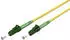 Goobay LC/LC 9/125µ OS2 LWL-Kabel 1m gelb