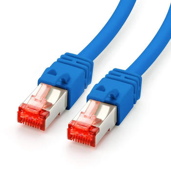 CSL CAT 7 S/FTP Patchkabel 0,25m blau 4251259157595