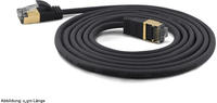 wantecWire Extra d&uuml;nnes Patchkabel CAT.7 Kabel, CAT.6 Stecker SSTP geschirmt,...