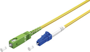 Goobay LC/SC 9/125&micro; OS2 LWL-Kabel 1m gelb