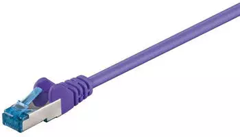 Goobay CAT 6A S/FTP Patchkabel 1,5m violett