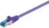 1,5 m, violett: Goobay Patchkabel CAT 6A S/FTP
