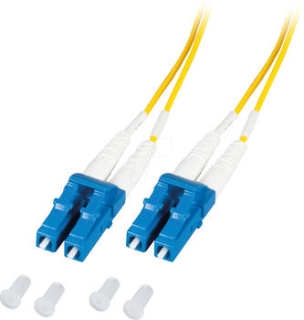 EFB Elektronik LC/LC 9/125&micro; OS2 LWL-Kabel 1m gelb O0350.1-1.2
