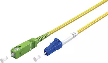 Goobay LC/SC 9/125&micro; OS2 LWL-Kabel 15m gelb