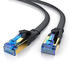 7,5 m, schwarz: CSL CAT 8 Patchkabel Flach 40 Gbits