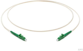 Corning LC/LC 9/125&micro; OS2 LWL-Kabel 1m wei&szlig;