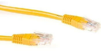 ACT Yellow 1m U/UTP CAT6A patch cable with RJ45 connectors. Cat6a u/utp yellow 1m (IB4101)