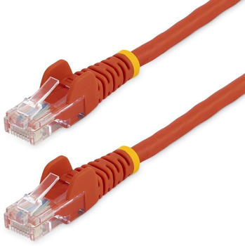 StarTech 10,0m Cat5e Ethernet Snagless mit RJ45 Cat 5e UTP Kabel Rot Patch-Kabel RJ-45 (M) bis RJ-45 (M) 10,0m UTP CAT 5e Rot (45PAT10MRD)