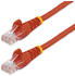 StarTech 10,0m Cat5e Ethernet Snagless mit RJ45 Cat 5e UTP Kabel Rot Patch-Kabel RJ-45 (M) bis RJ-45 (M) 10,0m UTP CAT 5e Rot (45PAT10MRD)