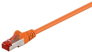 Goobay CAT 6 Patchkabel S/FTP (PiMF) Orange 0.5m LSZH Kupfer (93467)