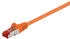 Goobay CAT 6 Patchkabel S/FTP (PiMF) Orange 0.5m LSZH Kupfer (93467)