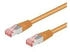 Goobay CAT 6 Patchkabel S/FTP (PiMF) Orange 0.5m LSZH Kupfer (93467)