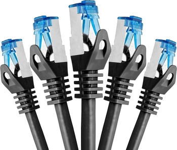 BIGtec CAT 7 S/FTP Patchkabel 10m schwarz BIG3643