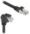 DeLock GigE Kabel RJ45 Stecker 45° gedreht und 90° gewinkelt Cat.6 S/FTP 3m schwarz (80919)