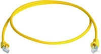 TELEG&Auml;RTNER Patchkabel S/FTP, Cat.6A, LSOH, gelb, 6 m