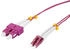 Synergy 21 Glasfaserkabel 10m 2x LC 2x SC OM4 Bordeaux Weiß (S217017)