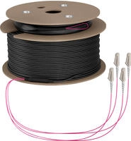 EFB Elektronik Trunkkabel U-DQ ZN BH OM4 4G 1x4 LC-LC 100m Dca LSZH - Kabel -...