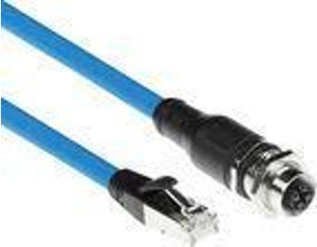 ACT Industrial 3.00 meters Sensor cable M12X 8-pin female chassis to RJ45 SF/UTP TPE (SC4951)