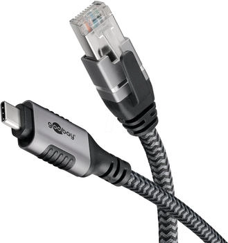 Wentronic 70696 Schwarz Silber 1m Cat6 F/UTP (FTP) (70696)