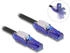 DeLock RJ45 Cat.6 UTP mit 180° winkelbaren Steckern schwarz 7.5 (80930)