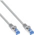 InLine Patchkabel Cat.6A S/FTP TPE LSZH CCA grau 10m Kabel Netzwerk (72600)