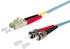 LWL Duplex Kabel, OM3, 2x ST Stecker/2x LC Stecker
