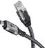 Goobay Schwarz Silber 10m Cat6 F/UTP (FTP) (70754)