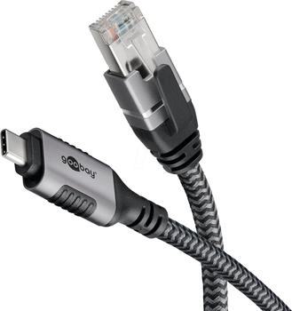 Goobay Schwarz Silber 15m Cat6 F/UTP (FTP) (70755)